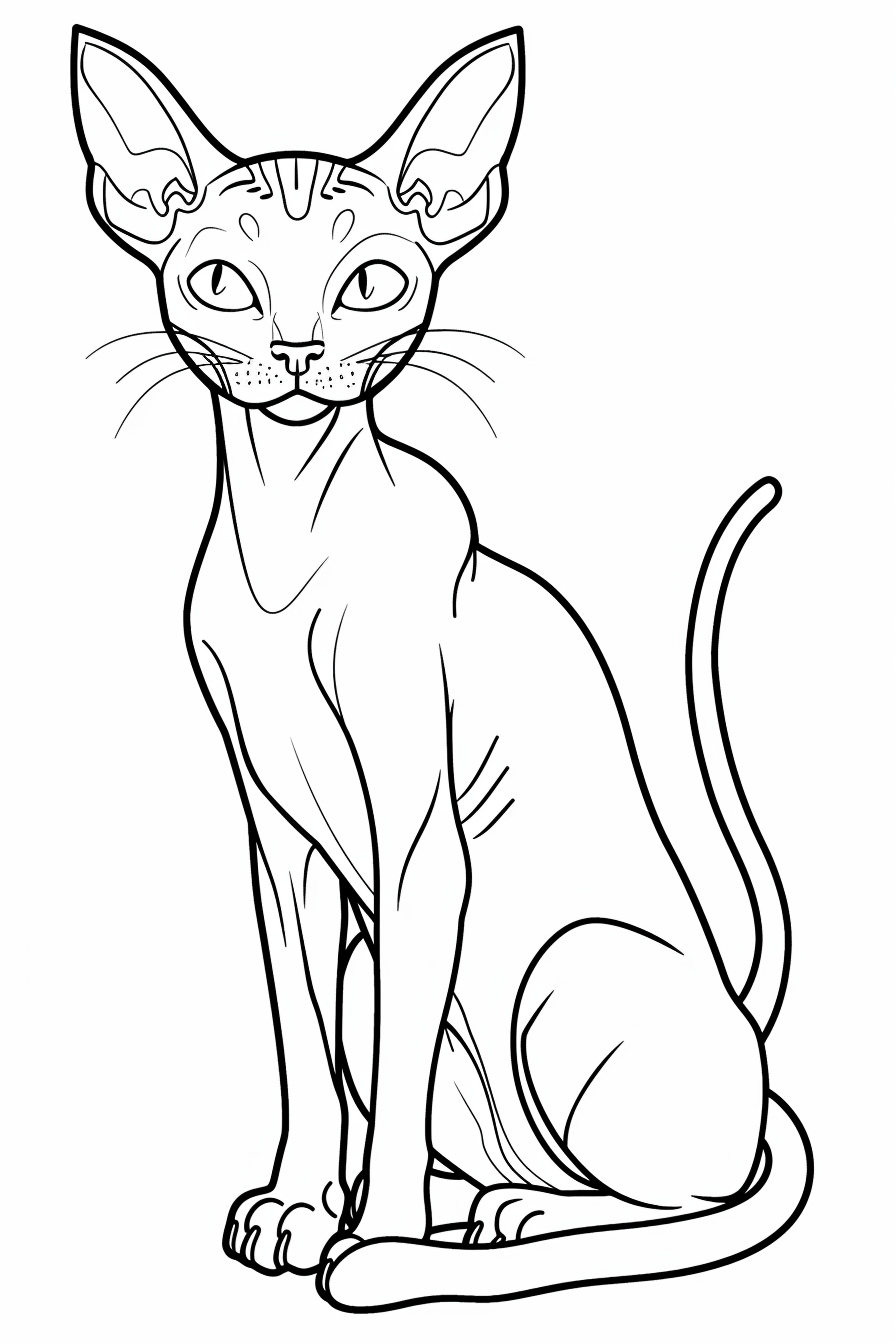Cornish Rex Cat Coloring Pages Cornish Rex Cat Coloring Pages