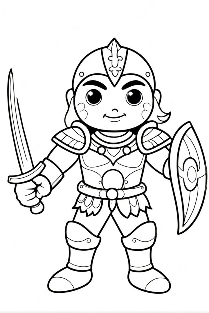 Fantasy Warrior Coloring Pages Fantasy Warrior Coloring Pages