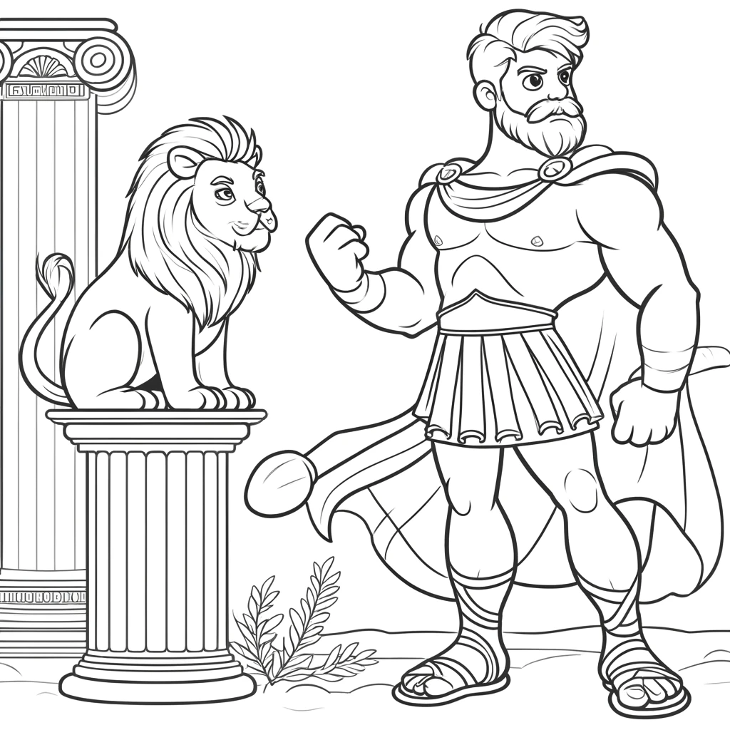 Hercules coloring pages coloringdraft