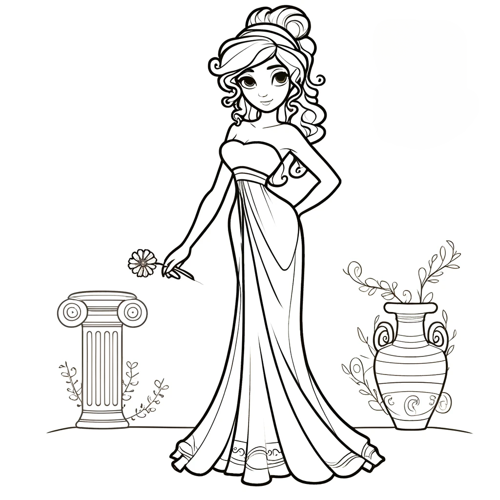 Megara From Hercules Coloring Pages Megara From Hercules Coloring Pages