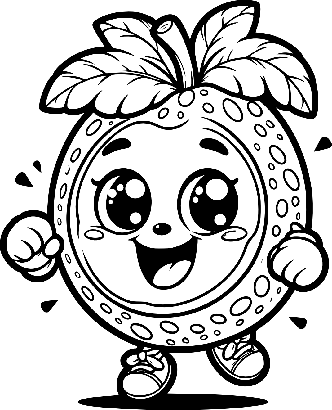 Passion Fruit Coloring Pages Passion Fruit Coloring Pages