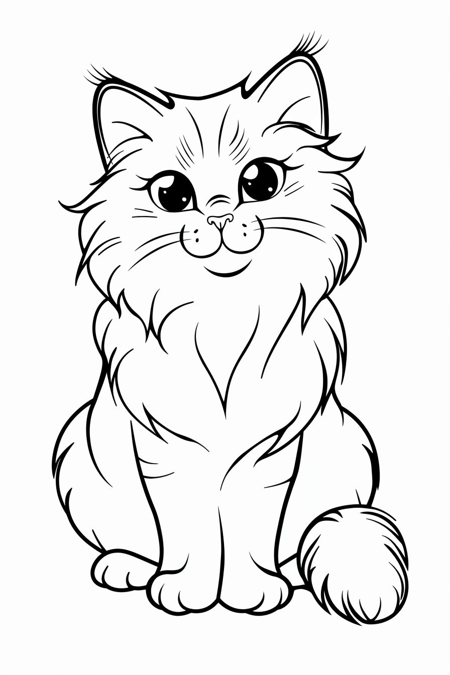 Ragdoll Cat Coloring Pages Ragdoll Cat Coloring Pages