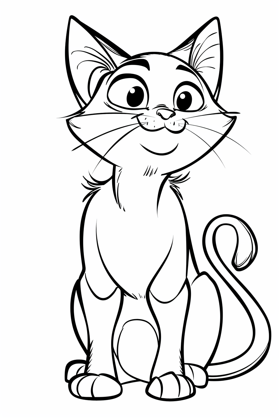 Siamese Cat Coloring Pages Siamese Cat Coloring Pages