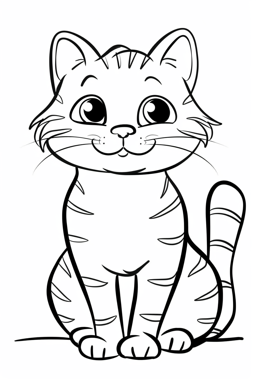 Tabby Cat Coloring Pages Tabby Cat Coloring Pages