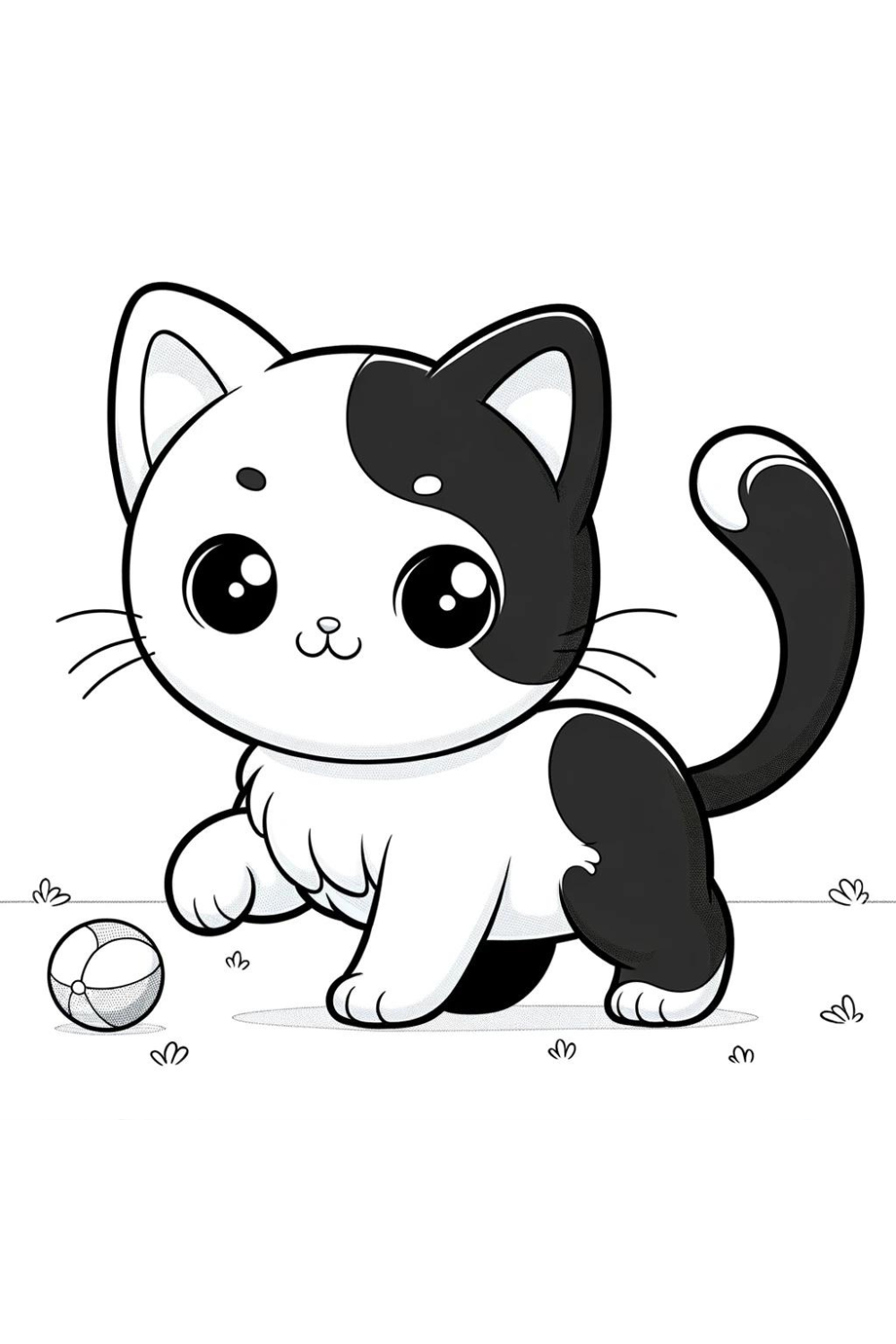Tuxedo Cat Coloring Pages Tuxedo Cat Coloring Pages