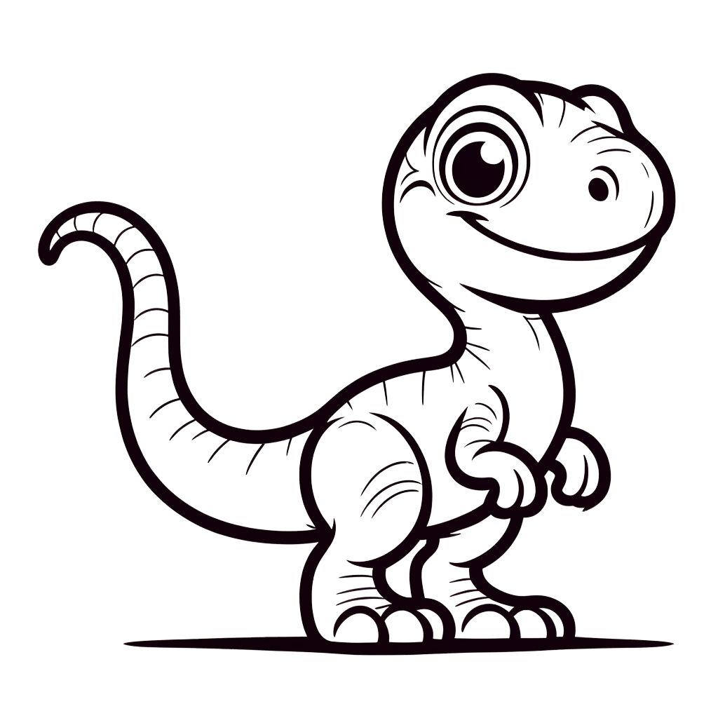 Velociraptor Coloring Pages