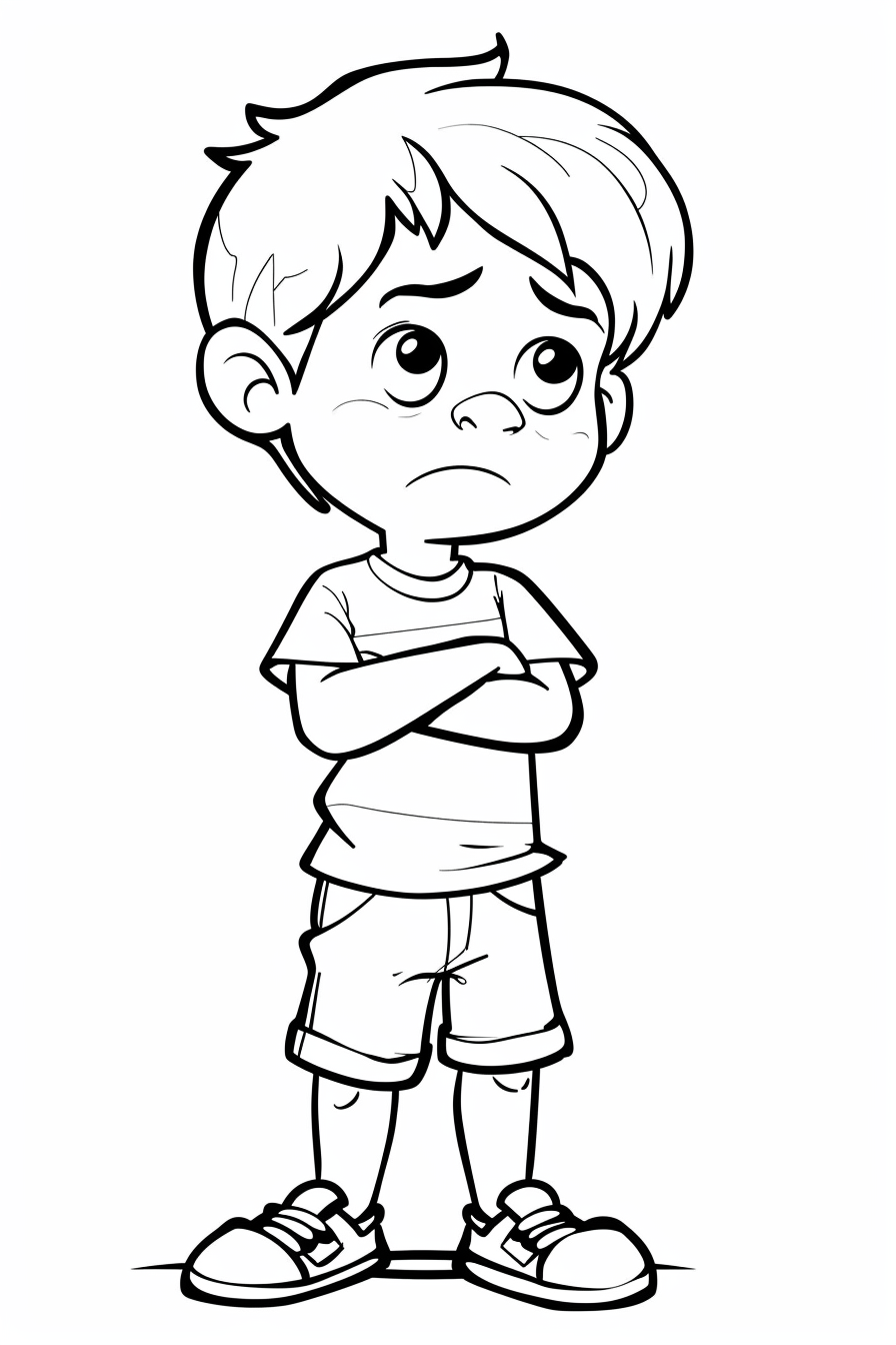 Boy Coloring Pages 2