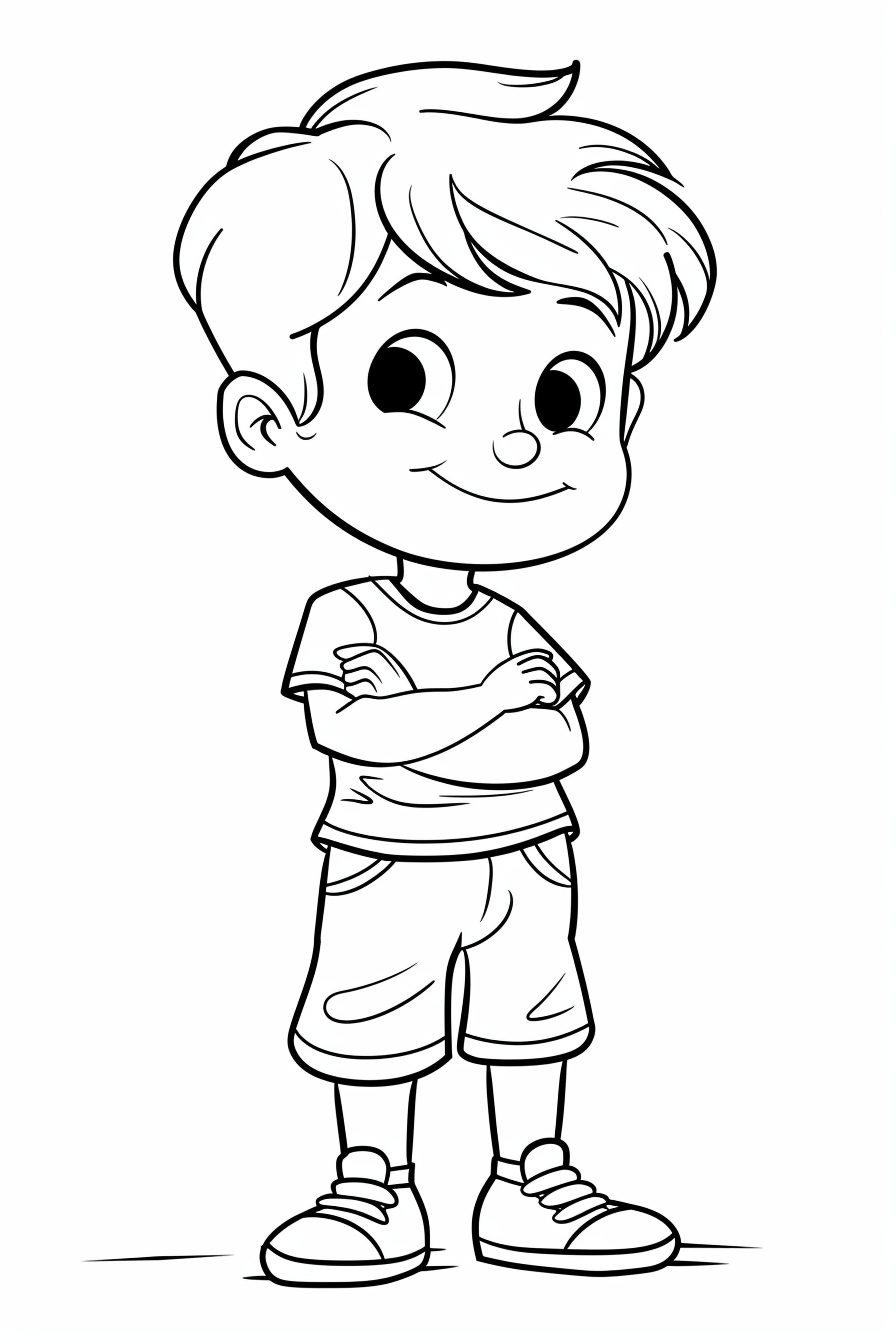 Children Coloring Page Children Coloring Page