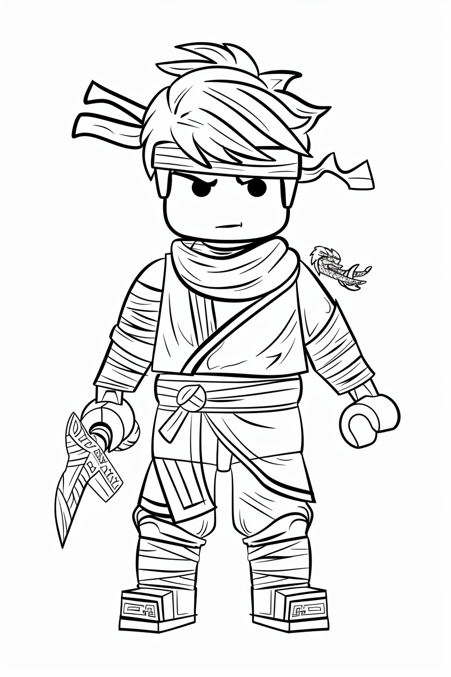 Cole Ninjago Dagger Coloring Pages Cole Ninjago Dagger Coloring Pages