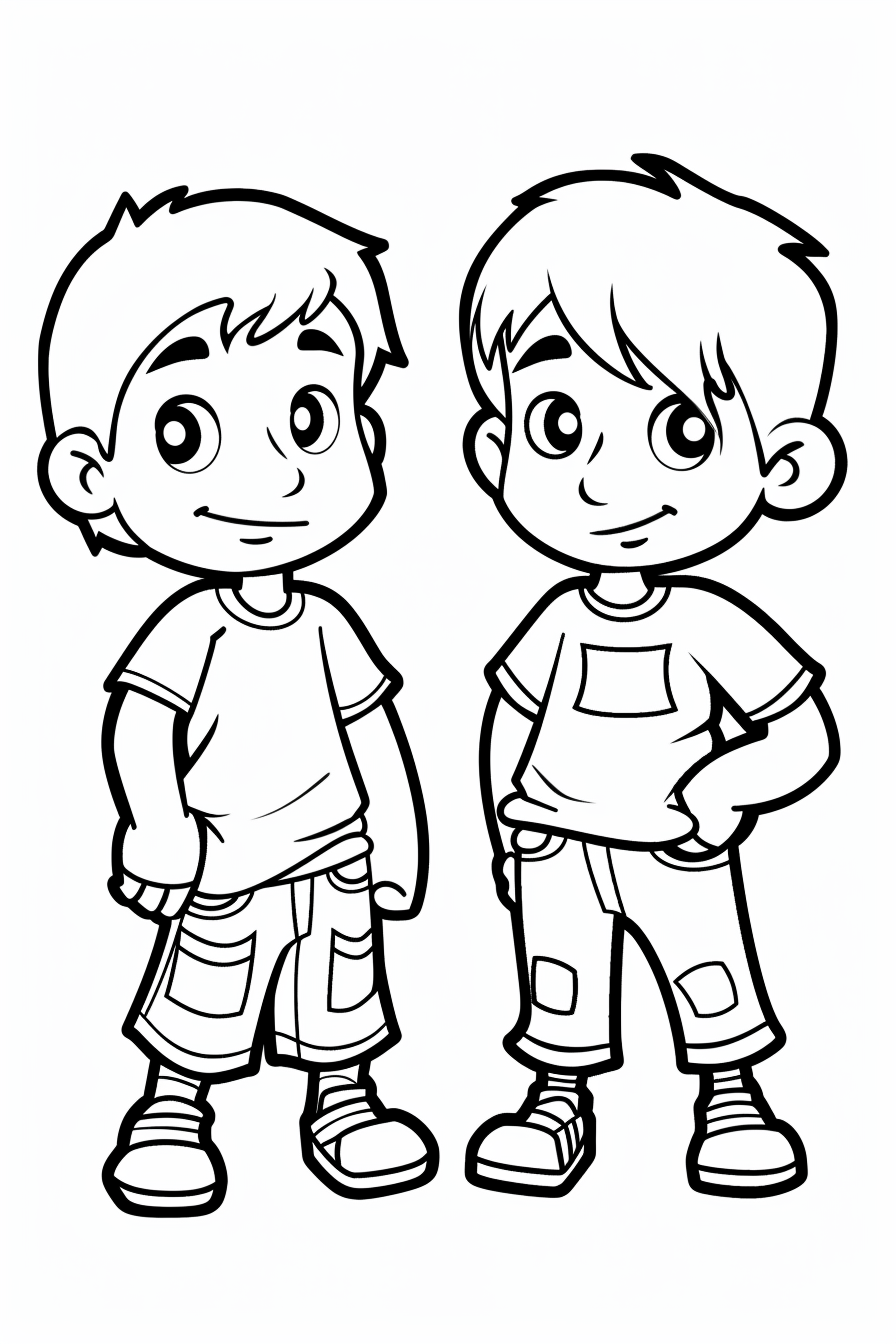 Cousin Coloring Pages