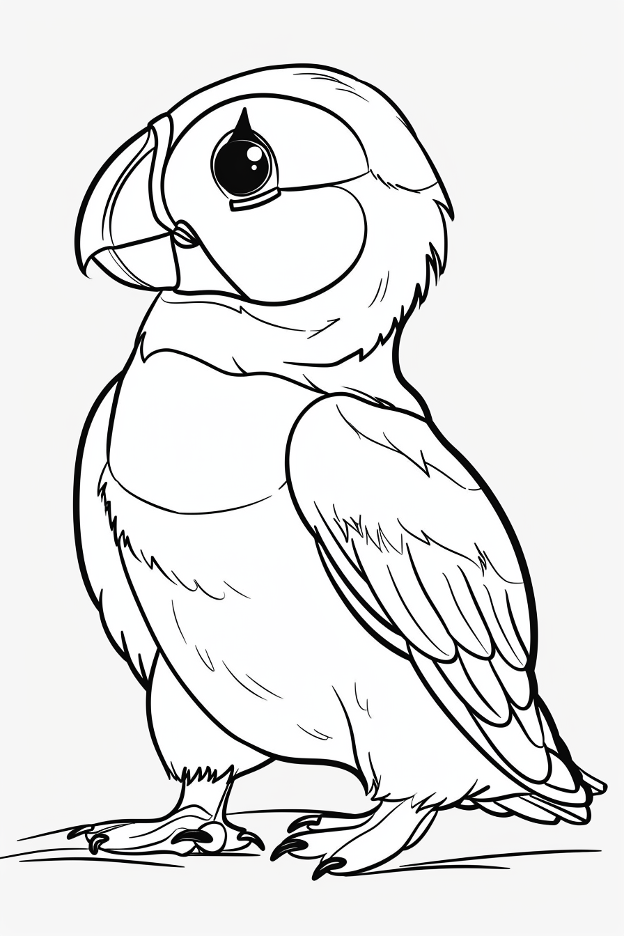 Fat Puffin Coloring Pages Fat Puffin Coloring Pages