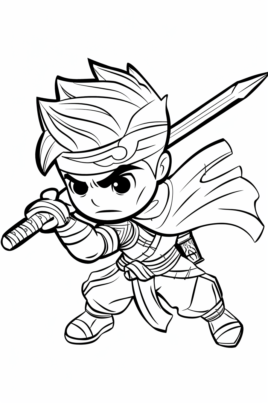 Fight Kai Ninjago Coloring Pages