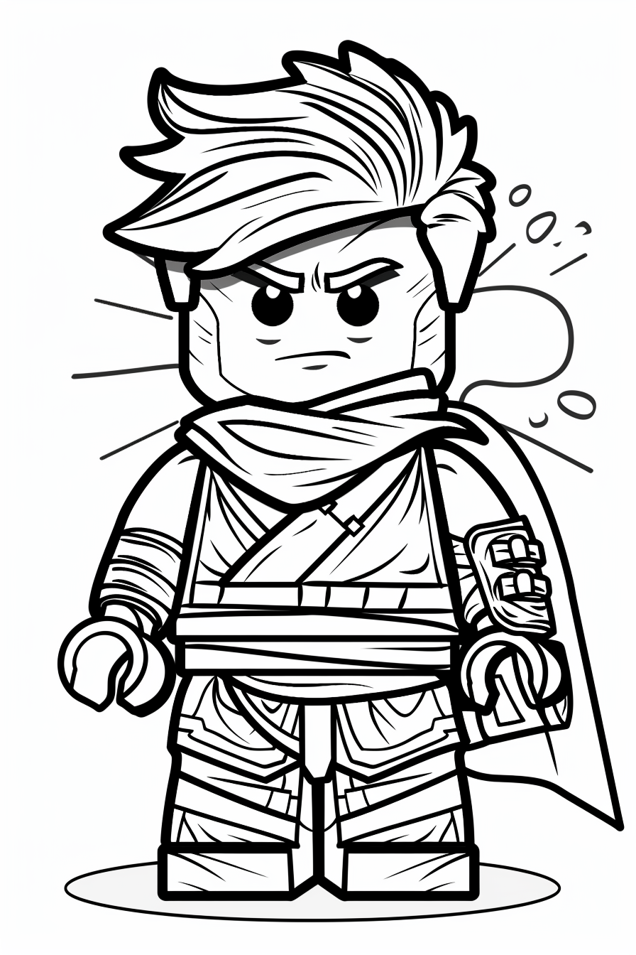 Jay Walker Lego Ninjago Coloring Pages