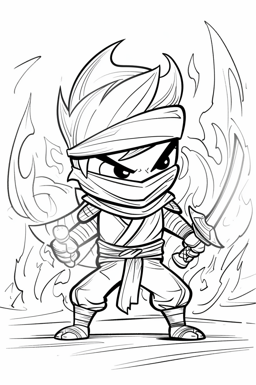 Jay Walker Ninja Coloring Pages