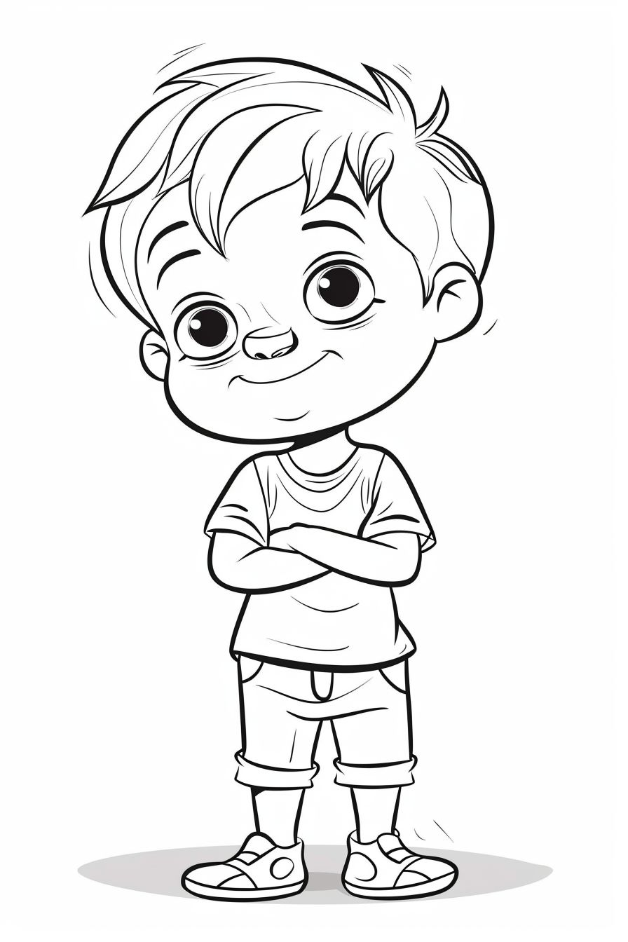 Little Children Coloring Pages 2