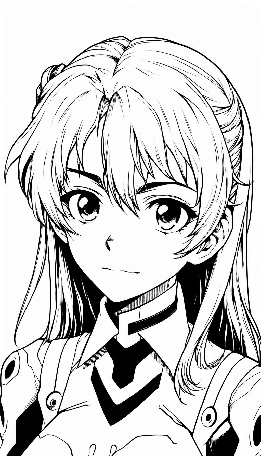Asuka Langley Soryu Neon Genesis Evangelion Coloring Pages Asuka Langley Soryu Neon Genesis Evangelion Coloring Pages