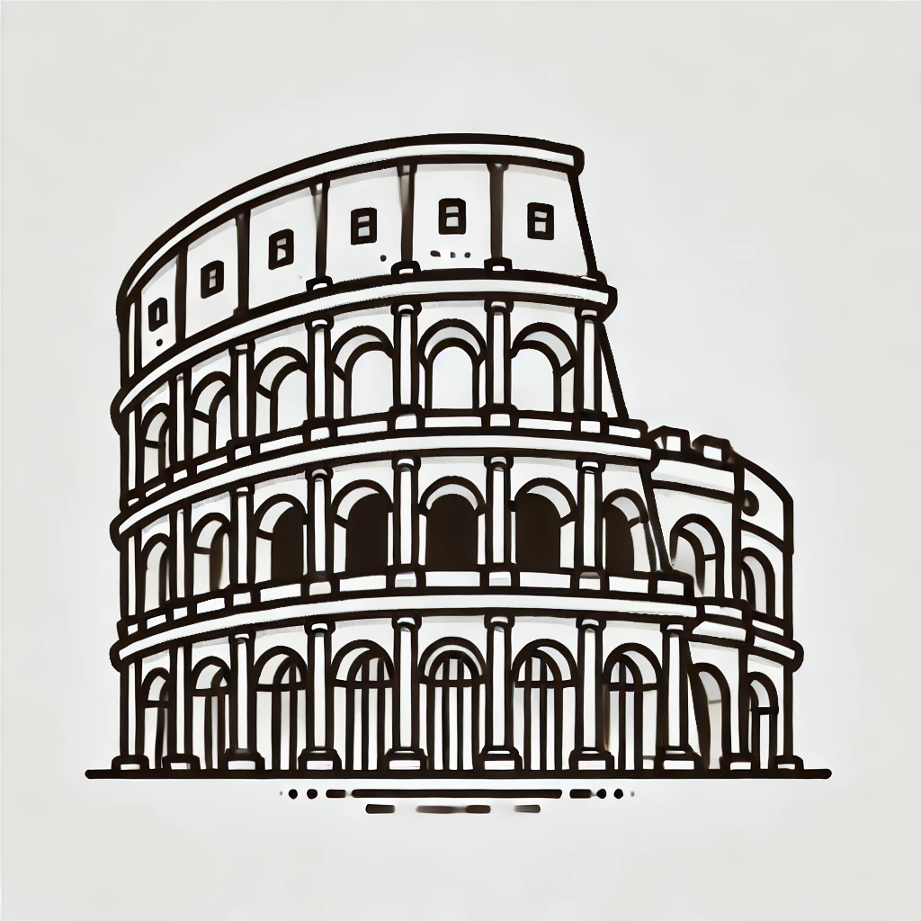 Colosseum Coloring Pages Colosseum Coloring Pages