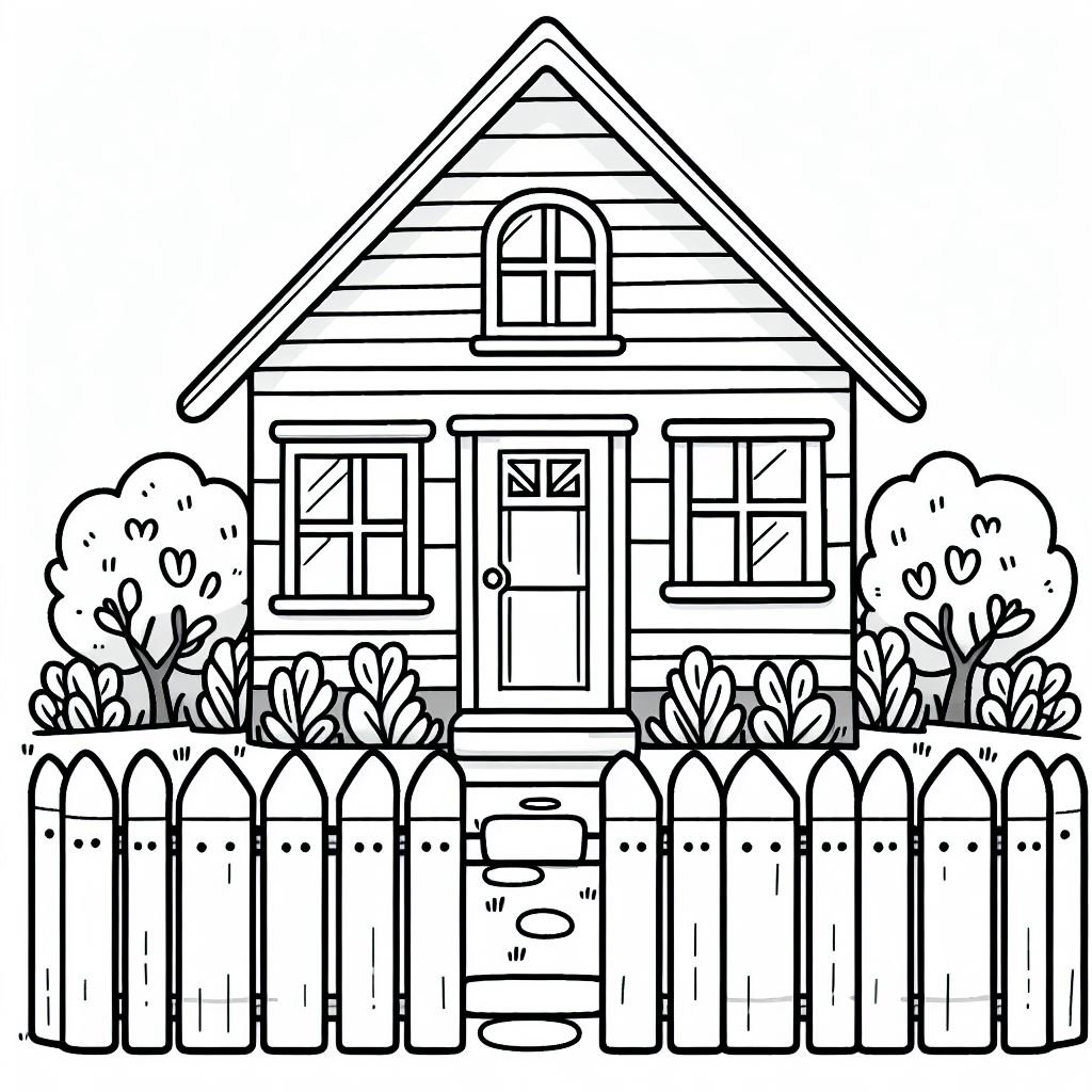Cozy Cottage Coloring Pages Cozy Cottage Coloring Pages