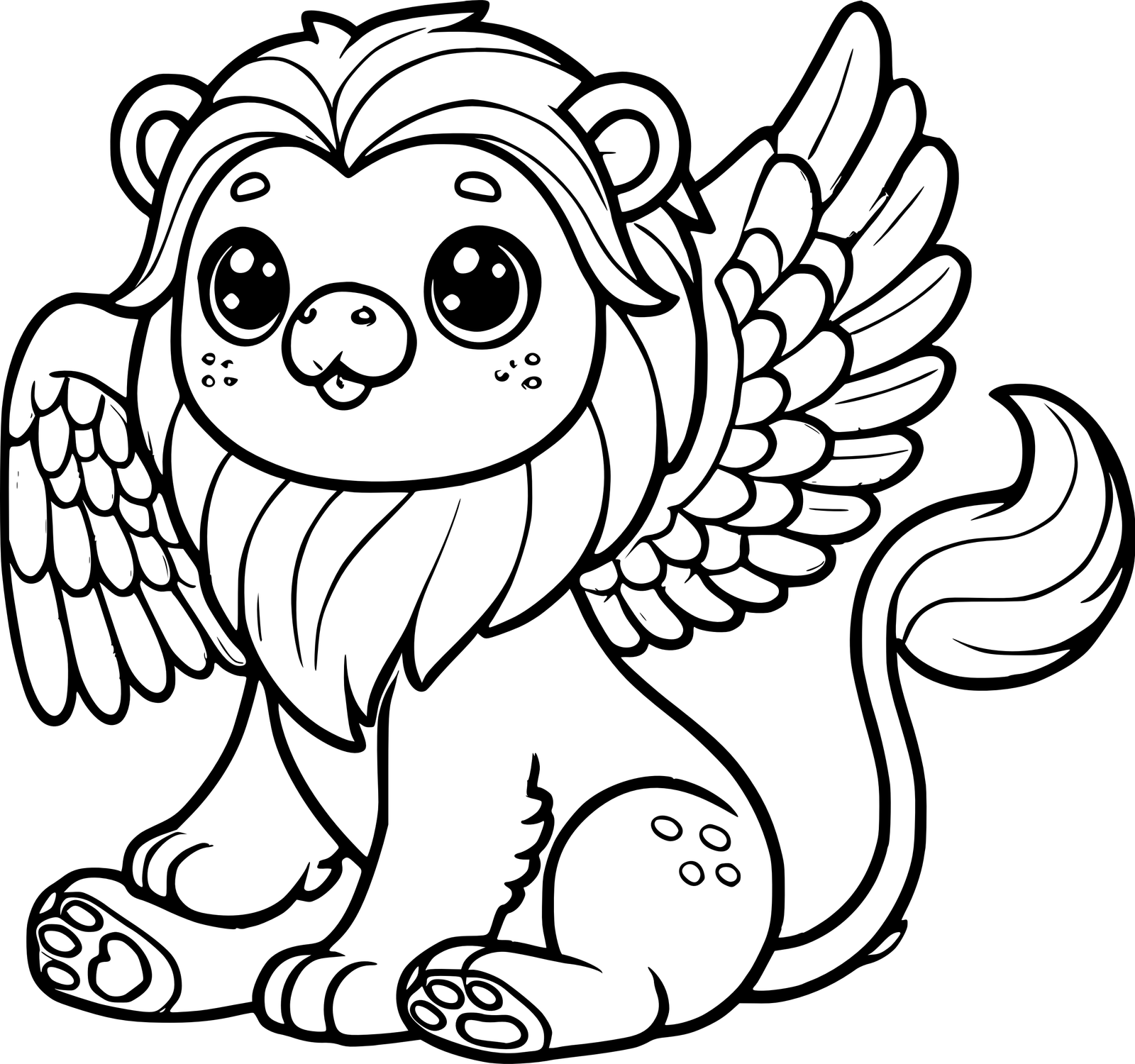 Griffon Coloring Pages Griffon Coloring Pages