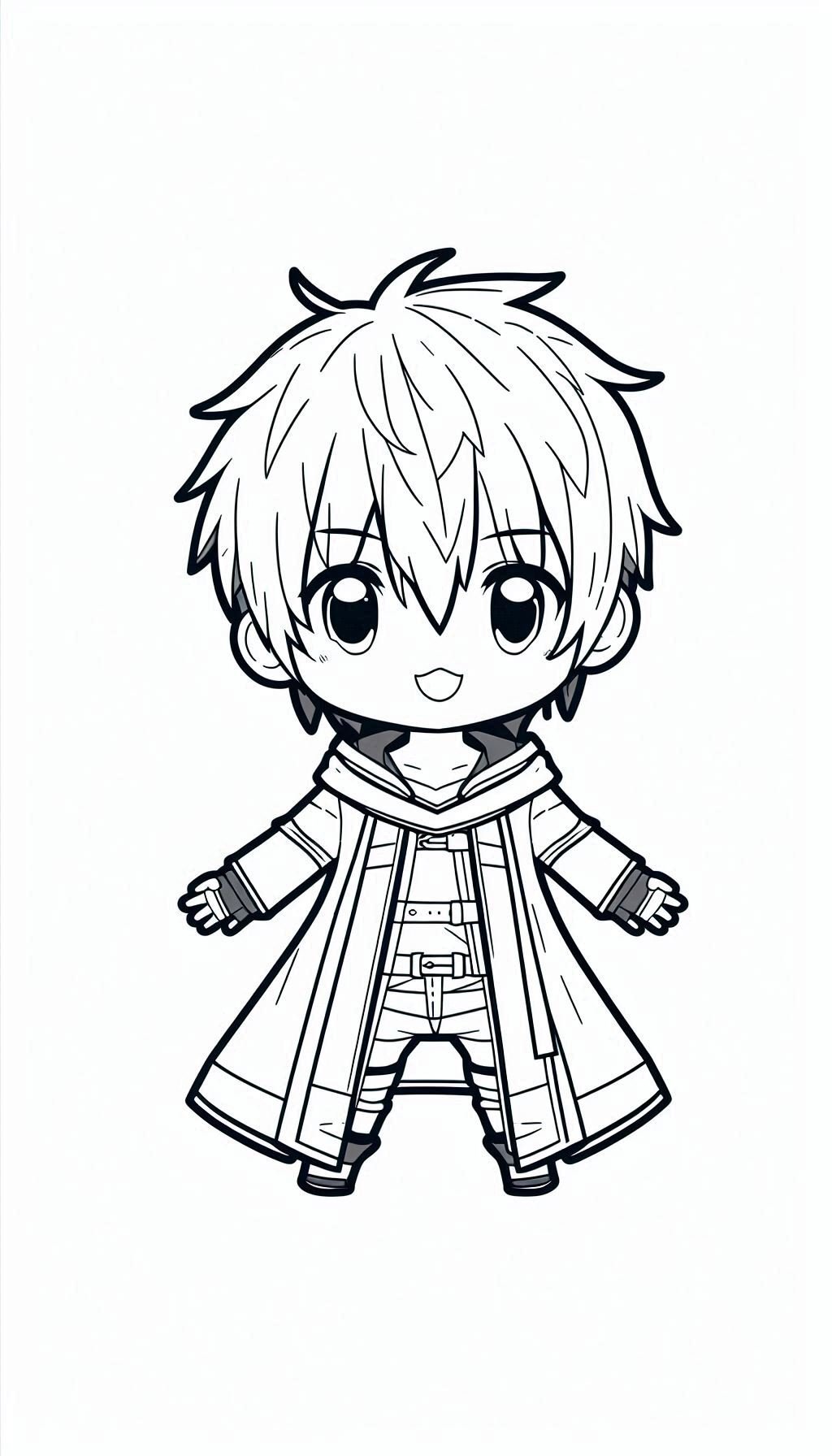 Kirito Sword Art Online Coloring Pages Kirito Sword Art Online Coloring Pages