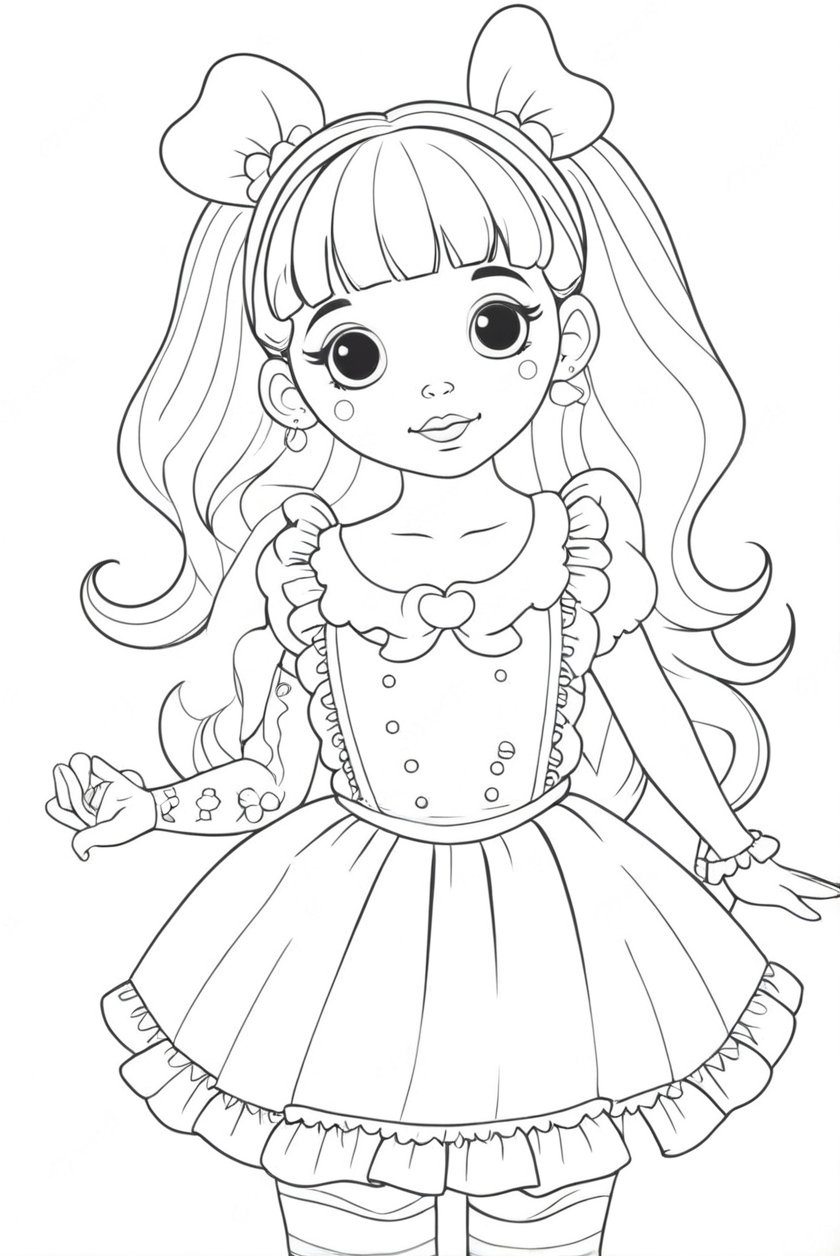 Melanie Martinez Coloring Pages