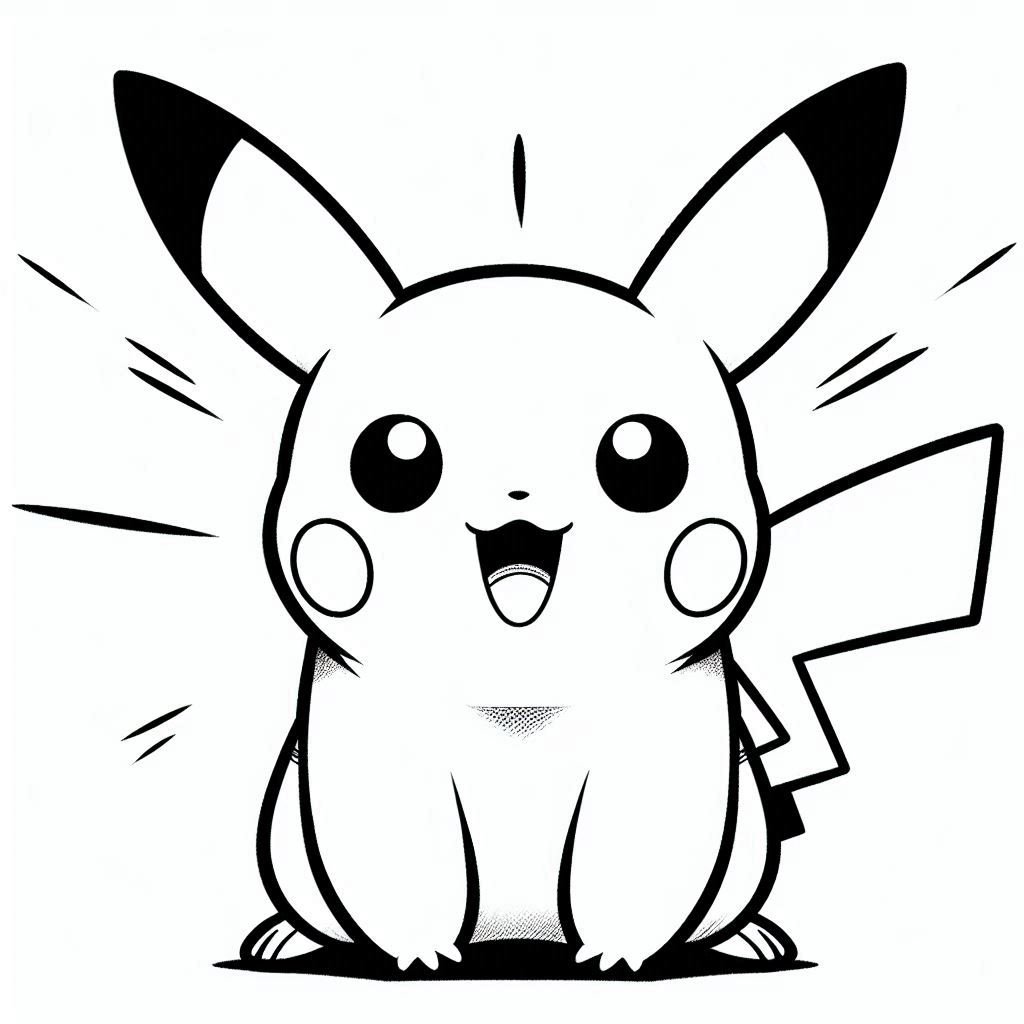 Pikachu Coloring Pages Pikachu Coloring Pages