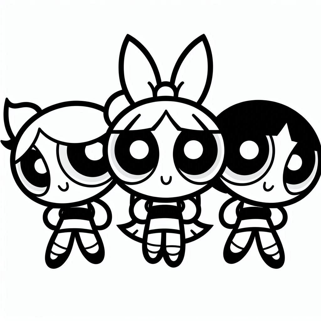 Powerpuff Girls Coloring Pages