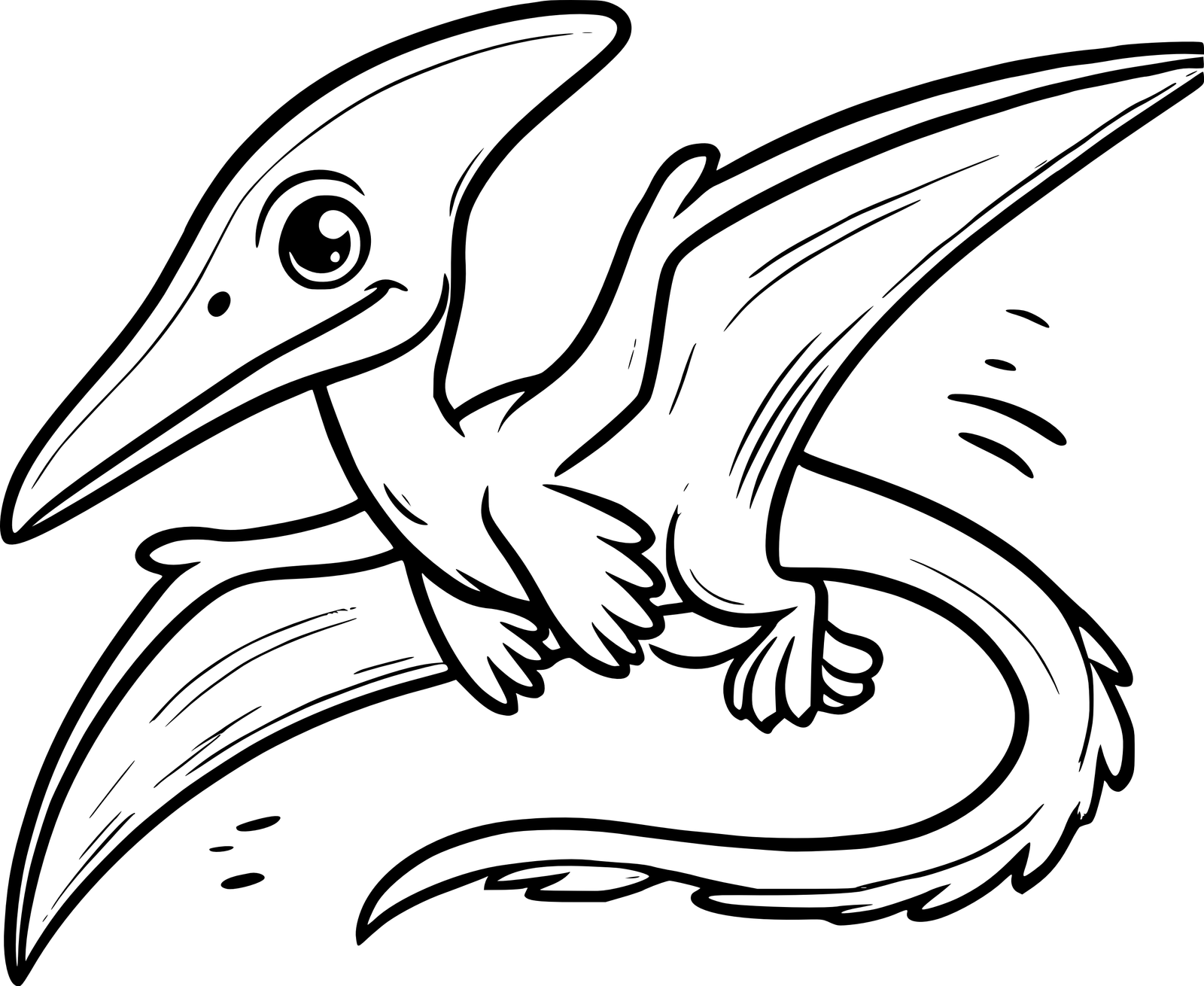 Pteranodon 1 Coloring Pages 00