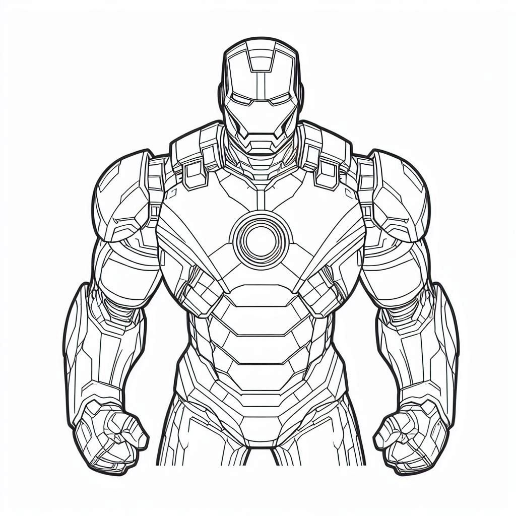 Iron Man Hulkbuster Coloring Pages