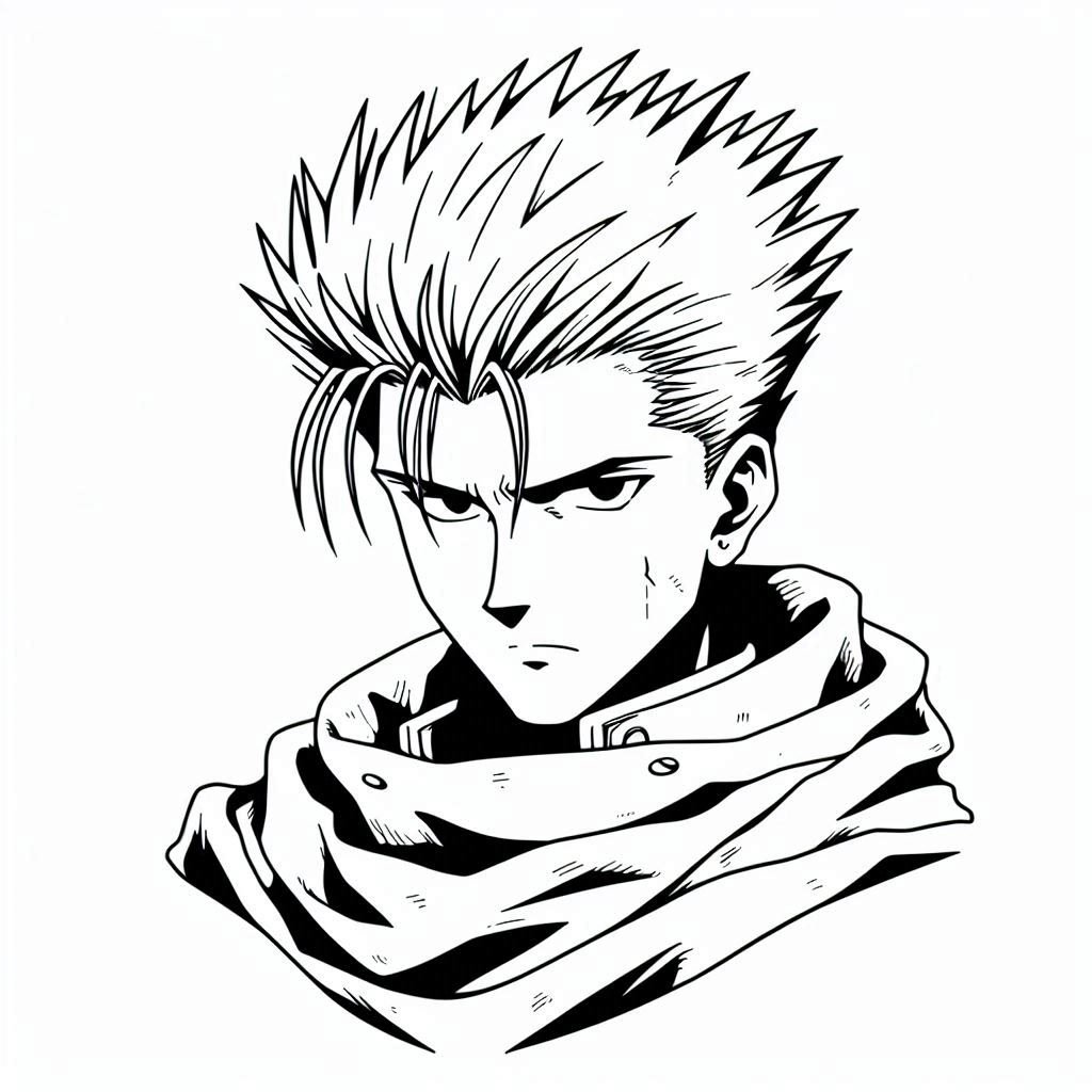 Vash The Stampede Trigun Coloring Pages
